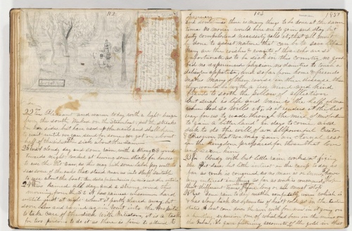 Nelson Kingsley; Journal of a voyage at sea on the bark Anna Reynolds, from New Haven to San Francisco : with additional entries for experiences in the mines, etc., and departure for home : ms.S, 1849 Feb. 8-1851 Mar. 4; BANC MSS C-F 19