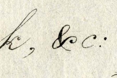 Ampersand in Script