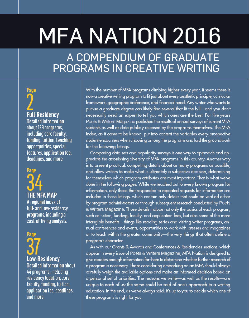 Best online creative writing mfa programs