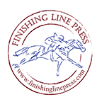 Logo in ink-style drawing showing jockey on racing horse