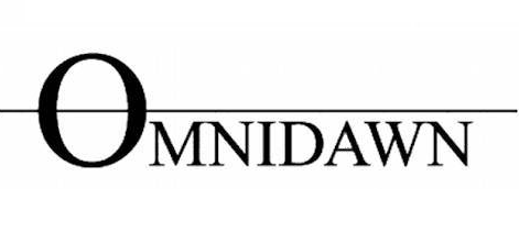 Omnidawn's logo, in which the O of Omnidawn is cut in half by a black line, suggesting a sunset or a sunrise