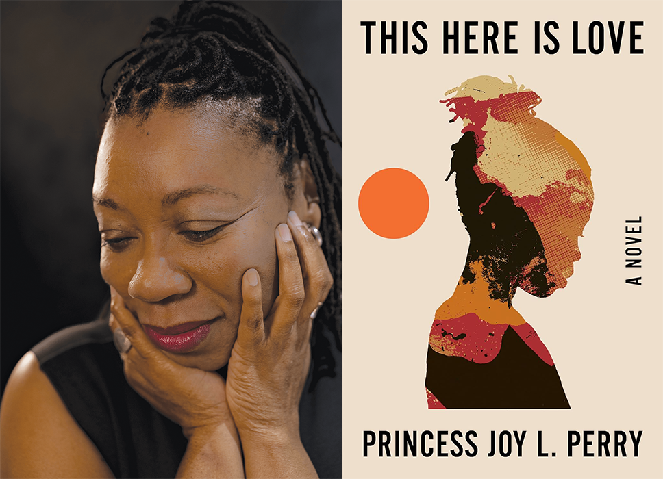 Photo portrait of a Black woman resting her chin in her hands