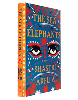 A photo of the hardcover edition of The Sea Elephants. 