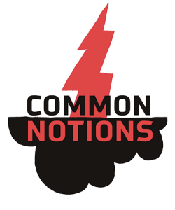 Black and red logo featuring a lightning bolt and cloud