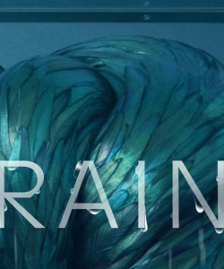 Close-up of the cover of Robbie Arnott’s The Rain Heron
