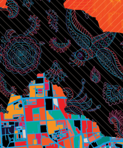 Close-up of the cover of Te-Ping Chen’s Land of Big Numbers