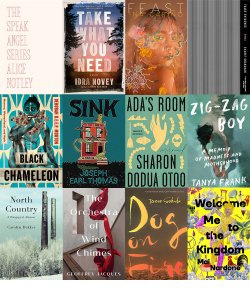 Grid collage of the twelve new titles featured in this issue's Page One. 