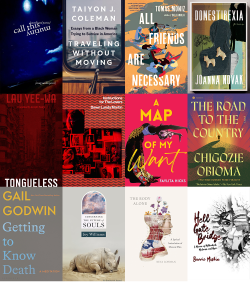 A grid collage of the 12 books featured in July/August Page One