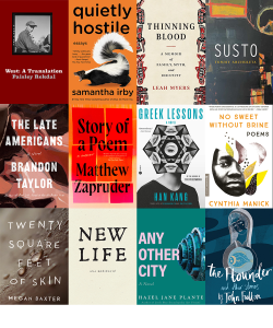 A grid collage of twelve new and noteworthy books for May and June. 