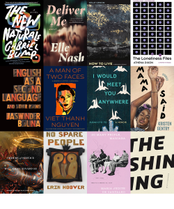 A collage of twelve book covers featured in the November December edition of Page One.