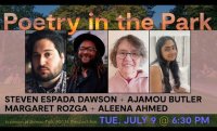 Poetry Reading: Poetry in the Park | July 9, 2024