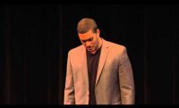 Langston Ward performing at the 2013 Washington State Poetry Out Loud contest