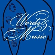 A logo for Words and Music Festival